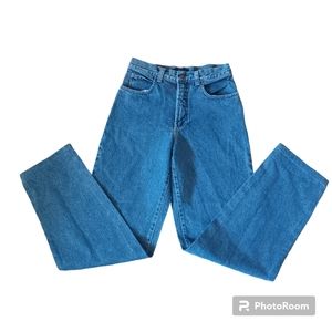 Women's Mom Jeans Vintage Versace Jeans Couture Straight Leg Blue Jeans Sz 30